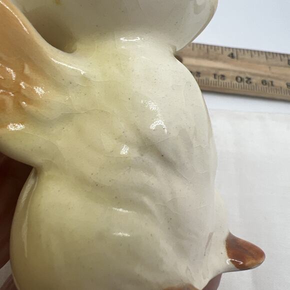 Vintage Ceramic Japan Yellow Bird Anthropomorphic - Picture 5 of 5